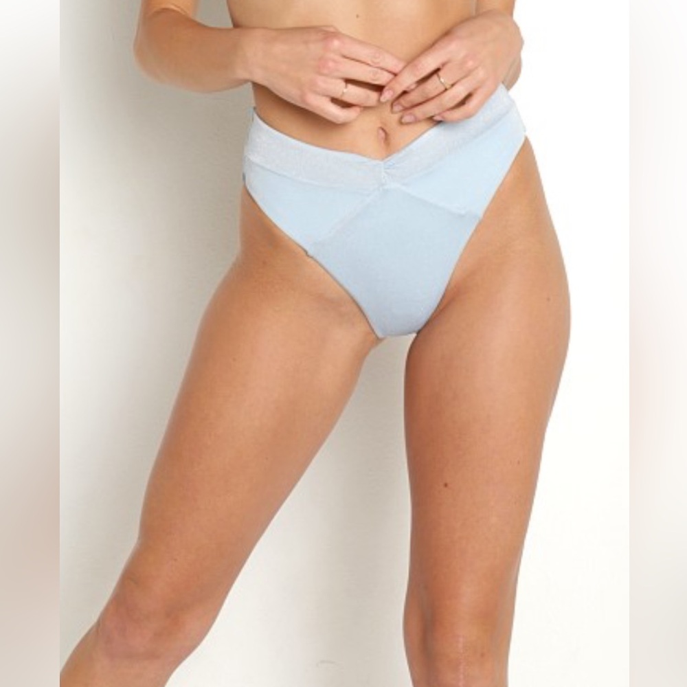SOLD L*Space Shimmer Nancy Lee Bitsy Cut Bikini Bottom